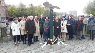 Commemoration of  the 4th anniversary of the unveiling of the Tomáš Garrigue  Masaryk's Memorial in Rotterdam 