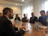 jednání nám. Landovského s ředitelem FMV Martenssonem / Deputy Minister Landovský meeting with FMV Dorector Martensson