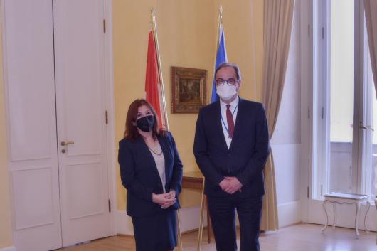 Náměstek ministra zahraničních věcí ČR přijal velvyslankyni Peruánské republiky