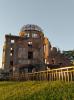 Budova Památníku míru (Atomový dóm) v Hirošimě. / The Peace Memorial building (Atomic Dome) in Hiroshima