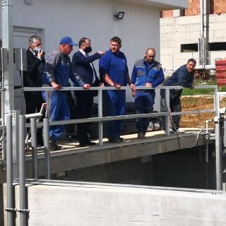Head of the Embassy visited construction site of the new Czech wastewater treatment plant