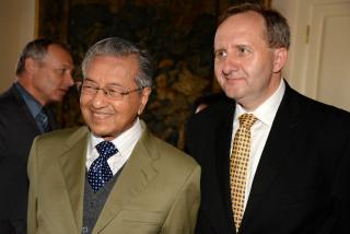  Dr. Mahathir and the Ambassador of the Czech Republic to Malaysia Mr. Rudolf Hykl 