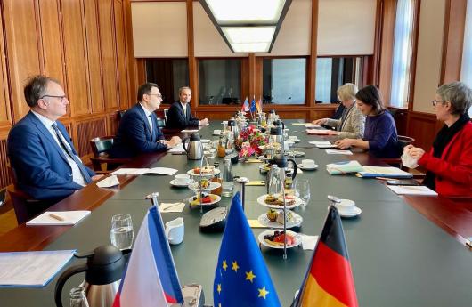 Ministr Lipavský podpořil v Berlíně iniciativu „Klima pro mír“ a jednal s ministryní Beaerbock o migraci
