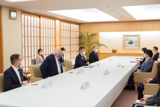 Meeting of V4 Ambassadors with the Minister for Foreign Affairs of Japan