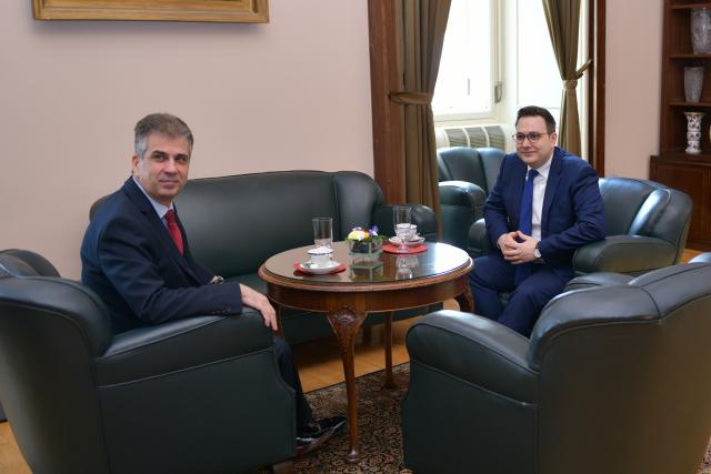Minister Jan Lipavský welcomed Israeli Minister of Foreign Affairs Eli Cohen