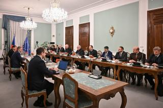 setkání premiéra Petra Fialy s delegací COMECE-CEC 