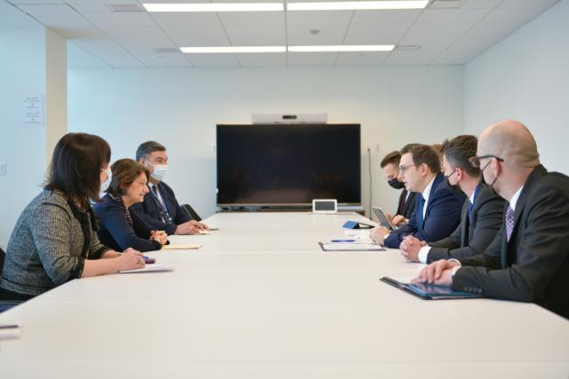 Minister of Foreign Affairs Jan Lipavský met with United Nations Secretary-General Antonio Guterres