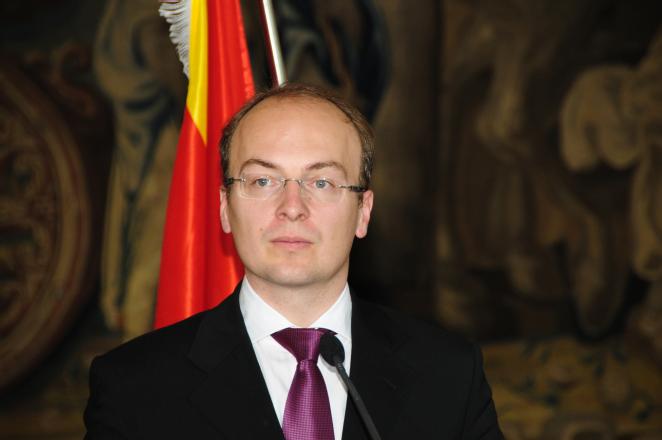 Ministr zahraničí Makedonie Antonio Milošoski