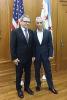 Ministr Zaorálek s chicagským starostou Rahmem Emanuelem (bývalý ředitel kanceláře prezidenta Obamy)