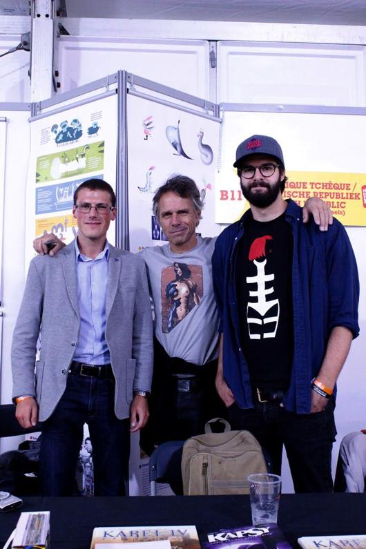 Jonáš Ledecký a současná česká ilustrace na Komiksovém festivalu v Bruselu