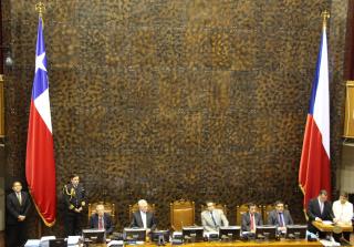 Slavnostní zasedání chilského Senátu v příložitosti návštěvy předsedy Senátu P ČR