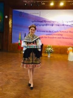 Kyjov costume presented in Myanmar for the first time.