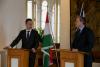 Tisková konference ministra Stropnického a ministra zahraničí a obchodu Maďarska Pétera Szijjárta