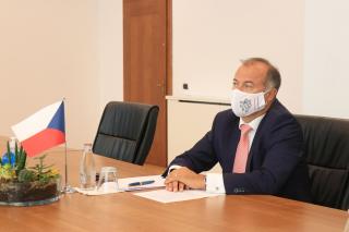 Pritje e Udhëheqësit të Ambasadës së Republikës së Çekisë tek Ministrja e Ekonomisë së Republikës së Kosovës
