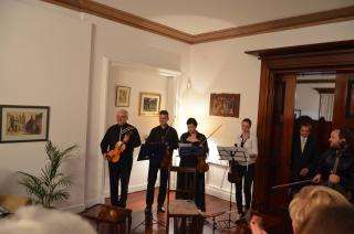 Virtuosi do Praga při vystoupení na rezidenci velvyslance