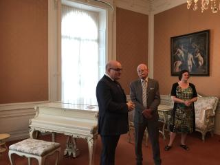 Mr  Daniel Herman, Minister of culture of the Czech Republic, Mr Hans van Oostveen, Ambassador Jana Reinišová 