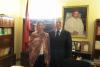 Nouakchott: Velvyslankyně Michaela Froňková s velvyslancem Maroka Abderrahman/em Benomar/em