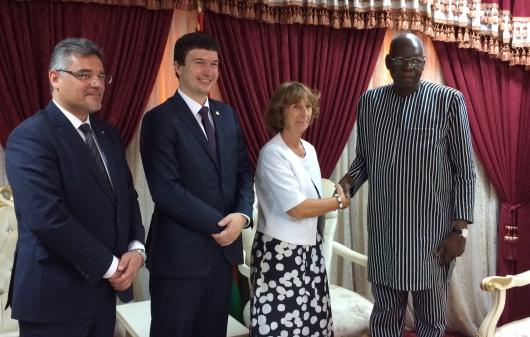 Náměstek Kaucký jednal s prezidentem Burkiny Faso