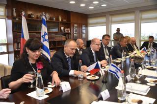 Jednání s předsedou Knessetu