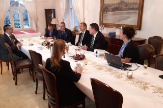 Návštěva parlamentní Skupiny přátel ČR na ambasádě